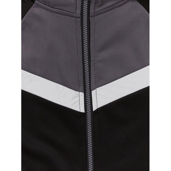 ⭐️HP⭐️ NWT ATHELTIC Black and Grey Hooded Sweatshirt Youth Large (10/12) - Picture 8 of 8